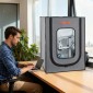 Περίβλημα 3D εκτυπωτή VEVOR με εξαερισμό, αδιάβροχο Oxford Cloth Resin 3D Τέντα, Προστατευτική θήκη σταθερής θερμοκρασίας με LED, Συμβατό με Photon Mono/Mars 3, εκτυπωτή FDM/LCD