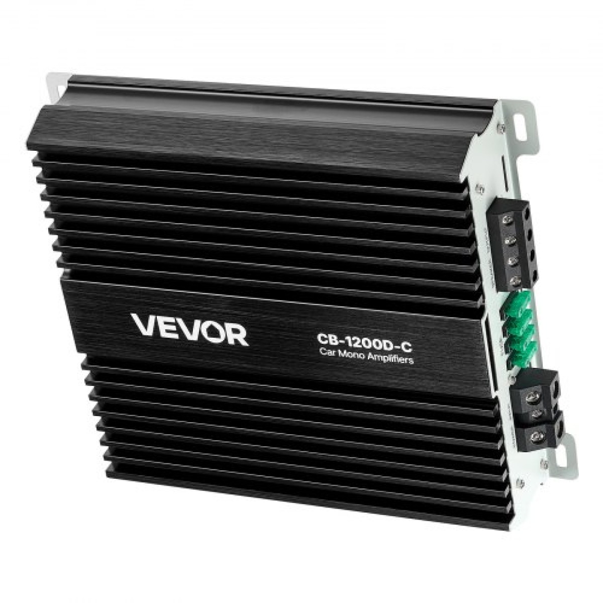 Ενισχυτής αυτοκινήτου VEVOR Monoblock, 1200W RMS MAX, 1/2/4 Ohm Stable, Ενισχυτής ήχου αυτοκινήτου κατηγορίας D 1 καναλιού με απομακρυσμένο έλεγχο στάθμης υπογούφερ, φίλτρο χαμηλής διέλευσης, ενίσχυση μπάσων & μετατόπιση φάσης, ελεγκτής έντασης ήχου