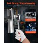 VEVOR Knockout Punch Set, 12,7 έως 50,8mm SLUG-Buster Ratchet Knockout Set, Ratchet Wrench Knockouts Punch Set για αλουμίνιο, ήπιο ατσάλι, υαλοβάμβακα, πλαστικά, 6 μεγέθη μήτρας, 40Cr Steel Ko Tool Kit