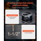 VEVOR Knockout Punch Set, 12,7 έως 50,8mm SLUG-Buster Ratchet Knockout Set, Ratchet Wrench Knockouts Punch Set για αλουμίνιο, ήπιο ατσάλι, υαλοβάμβακα, πλαστικά, 6 μεγέθη μήτρας, 40Cr Steel Ko Tool Kit