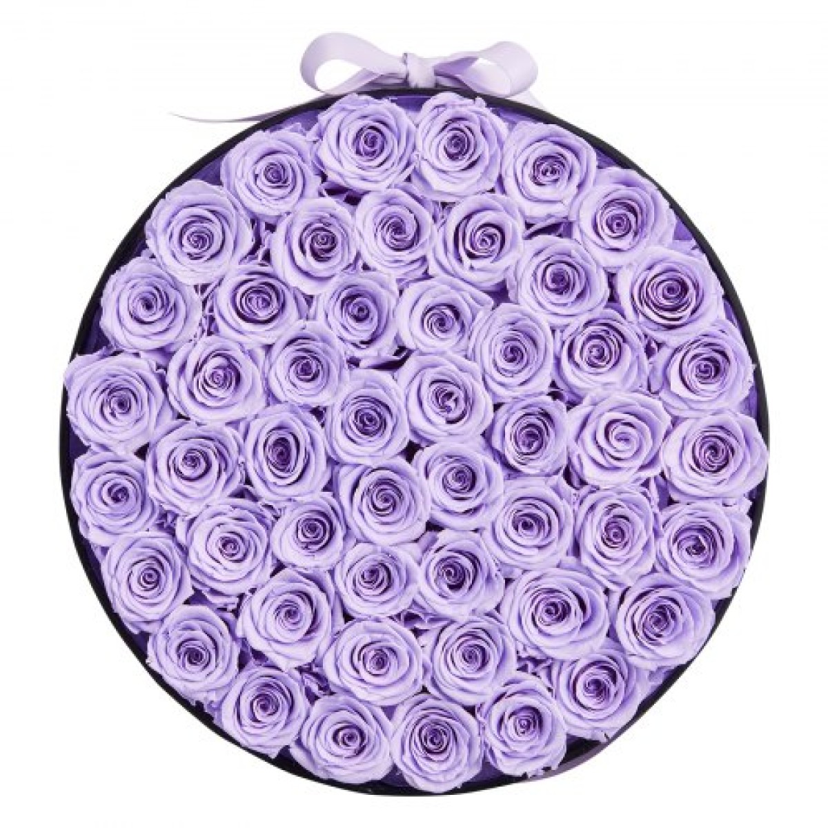 VEVOR Forever Flowers, 50 διατηρημένα τριαντάφυλλα σε ένα κουτί, Αιώνια λουλούδια Αθάνατη ανθοδέσμη Δώρο γενεθλίων για γυναίκες Μητέρες της γυναίκας της, επέτειος, ημέρα του Αγίου Βαλεντίνου, Χριστούγεννα, Μωβ λεβάντα