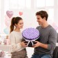 VEVOR Forever Flowers, 50 διατηρημένα τριαντάφυλλα σε ένα κουτί, Αιώνια λουλούδια Αθάνατη ανθοδέσμη Δώρο γενεθλίων για γυναίκες Μητέρες της γυναίκας της, επέτειος, ημέρα του Αγίου Βαλεντίνου, Χριστούγεννα, Μωβ λεβάντα