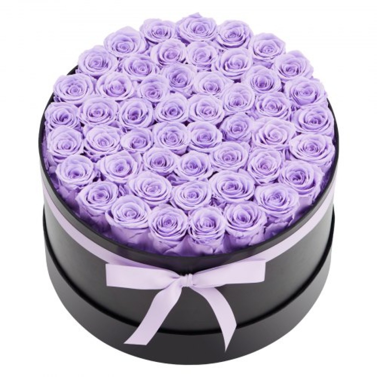 VEVOR Forever Flowers, 50 διατηρημένα τριαντάφυλλα σε ένα κουτί, Αιώνια λουλούδια Αθάνατη ανθοδέσμη Δώρο γενεθλίων για γυναίκες Μητέρες της γυναίκας της, επέτειος, ημέρα του Αγίου Βαλεντίνου, Χριστούγεννα, Μωβ λεβάντα