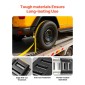 Ράγες δεσίματος VEVOR E-Track, 4 Pack, 2,3 m E Rail Track που ασφαλίζουν φορτίο και βαριά φορτία έως 909 kg, Σύστημα δεσίματος τρέιλερ Κατάλληλο για γκαράζ, φορτηγά, δέσιμο μοτοσυκλετών, βάσεις ATV