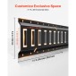 Ράγες δεσίματος VEVOR E-Track, 4 Pack, 2,3 m E Rail Track που ασφαλίζουν φορτίο και βαριά φορτία έως 909 kg, Σύστημα δεσίματος τρέιλερ Κατάλληλο για γκαράζ, φορτηγά, δέσιμο μοτοσυκλετών, βάσεις ATV