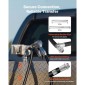 Αντλία μεταφοράς καυσίμου VEVOR, 12V DC 57 L/min, Κιτ αντλίας μεταφοράς ντίζελ από χυτοσίδηρο, με ακροφύσιο χειροκίνητης απενεργοποίησης, σωλήνας εκκένωσης, προστασία υπερθέρμανσης, 1/3 HP αντιεκρηκτικό, για βενζίνη πετρελαίου κηροζίνης