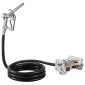 Αντλία μεταφοράς καυσίμου VEVOR, 12V DC 57 L/min, Κιτ αντλίας μεταφοράς ντίζελ από χυτοσίδηρο, με ακροφύσιο χειροκίνητης απενεργοποίησης, σωλήνας εκκένωσης, προστασία υπερθέρμανσης, 1/3 HP αντιεκρηκτικό, για βενζίνη πετρελαίου κηροζίνης
