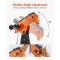 VEVOR 76mm x 2007 mm Belt Grinder Trinder, 2100W 900RPM Λειαντικό μηχάνημα λείανσης βιομηχανικής ποιότητας με ρυθμιζόμενη γωνία 0° - 45° και θύρα συλλογής σκόνης για επαγγελματική ξυλουργική επεξεργασία μετάλλων