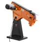 VEVOR 76mm x 2007 mm Belt Grinder Trinder, 2100W 900RPM Λειαντικό μηχάνημα λείανσης βιομηχανικής ποιότητας με ρυθμιζόμενη γωνία 0° - 45° και θύρα συλλογής σκόνης για επαγγελματική ξυλουργική επεξεργασία μετάλλων
