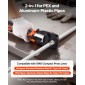 VEVOR Cordless Pipe Tool Kit, 18V Electric Pipe Crimping Tool for PEX & Aluminium-Plastic Tubes - με U16, U20, U25, U32 Press Jaws, 2pcs 2AH Batteries, Fast Charger & Carrying Case