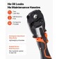 VEVOR Cordless Pipe Tool Kit, 18V Electric Pipe Crimping Tool for PEX & Aluminium-Plastic Tubes - με U16, U20, U25, U32 Press Jaws, 2pcs 2AH Batteries, Fast Charger & Carrying Case