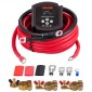 VEVOR Dual Battery Isolator Kit, 12V 300 Amp 33,6 mm² (2 AWG), χειροκίνητο και αυτόματο VSR Voltage Sensitive Relay με βολτόμετρο, οθόνη LCD, Smart Battery Isolator, Συμβατό με μπαταρίες λιθίου, για UTV, ATV