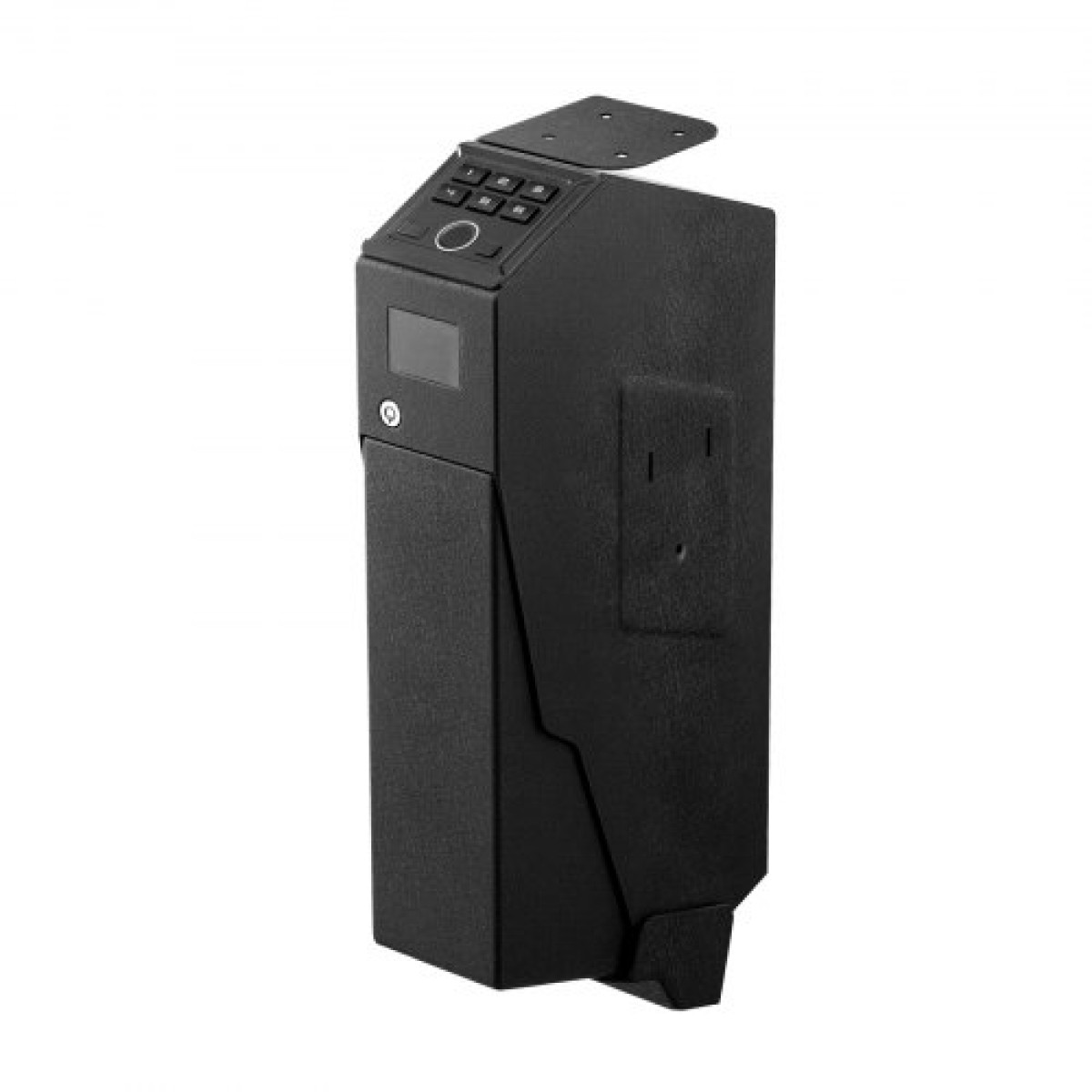 Χρηματοκιβώτιο VEVOR Gun, Slider Handgun Gun χρηματοκιβώτιο με οθόνη, δακτυλικό αποτύπωμα/κωδικός πρόσβασης/κλειδί, θήκη όπλων 3-κατευθύνσεων με LED για 1 πιστόλι & γεμιστήρα, τοποθετημένο κιβώτιο όπλων για κομοδίνο κομοδίνο επιτραπέζιο αυτοκίνητο