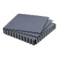 VEVOR Πλακάκια δαπέδου γκαράζ Interlocking, 16 Pack 513 x 513 x 5 mm Interlocking Modular Floor Garage Poils, Diamond Plate Αντιολισθητικά χαλάκια PVC για εργαστήριο, Αποθήκη, Εργαλειοθήκη, Γκρι γραφίτη