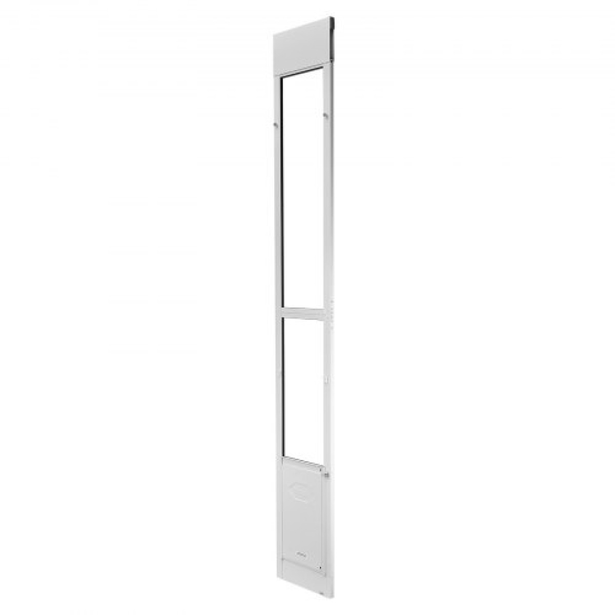VEVOR Dog Dog Door for Sliding Glass Door, 2311-2439 mm Ρυθμιζόμενο ύψος, Σκελετός από κράμα αλουμινίου με μεταλλικούς περιστρεφόμενους μεντεσέδες, σχέδιο κλειδαριάς, 260,4 x 412,8 mm πτερύγιο, συρόμενη γυάλινη πόρτα για κατοικίδια για ενοικιαστές