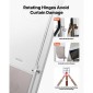 VEVOR Dog Dog Door for Sliding Glass Door, 2311-2439 mm Ρυθμιζόμενο ύψος, Σκελετός από κράμα αλουμινίου με μεταλλικούς περιστρεφόμενους μεντεσέδες, σχέδιο κλειδαριάς, 260,4 x 412,8 mm πτερύγιο, συρόμενη γυάλινη πόρτα για κατοικίδια για ενοικιαστές
