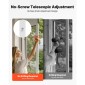 VEVOR Dog Dog Door for Sliding Glass Door, 2311-2439 mm Ρυθμιζόμενο ύψος, Σκελετός από κράμα αλουμινίου με μεταλλικούς περιστρεφόμενους μεντεσέδες, σχέδιο κλειδαριάς, 260,4 x 412,8 mm πτερύγιο, συρόμενη γυάλινη πόρτα για κατοικίδια για ενοικιαστές