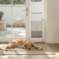 VEVOR Dog Dog Door for Sliding Glass Door, 2311-2439 mm Ρυθμιζόμενο ύψος, Σκελετός από κράμα αλουμινίου με μεταλλικούς περιστρεφόμενους μεντεσέδες, σχέδιο κλειδαριάς, 260,4 x 412,8 mm πτερύγιο, συρόμενη γυάλινη πόρτα για κατοικίδια για ενοικιαστές