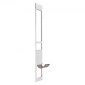 VEVOR Dog Dog Door for Sliding Glass Door, 2311-2439 mm Ρυθμιζόμενο ύψος, Σκελετός από κράμα αλουμινίου με μεταλλικούς περιστρεφόμενους μεντεσέδες, σχέδιο κλειδαριάς, 260,4 x 412,8 mm πτερύγιο, συρόμενη γυάλινη πόρτα για κατοικίδια για ενοικιαστές