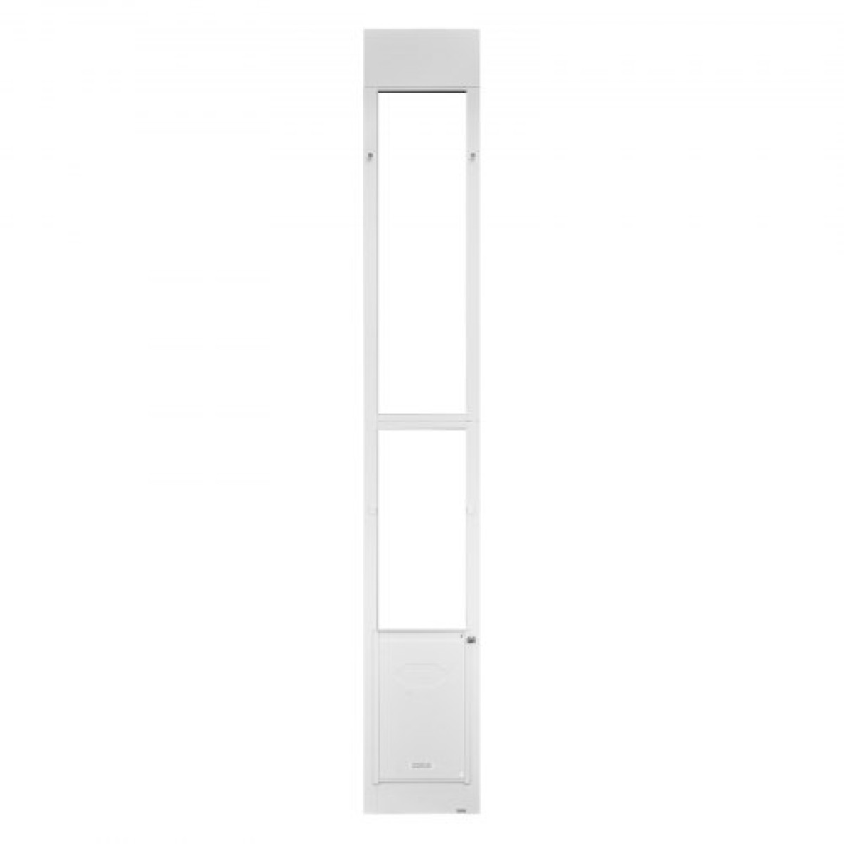 VEVOR Dog Dog Door for Sliding Glass Door, 2311-2439 mm Ρυθμιζόμενο ύψος, Σκελετός από κράμα αλουμινίου με μεταλλικούς περιστρεφόμενους μεντεσέδες, σχέδιο κλειδαριάς, 260,4 x 412,8 mm πτερύγιο, συρόμενη γυάλινη πόρτα για κατοικίδια για ενοικιαστές