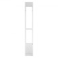 VEVOR Dog Dog Door for Sliding Glass Door, 2311-2439 mm Ρυθμιζόμενο ύψος, Σκελετός από κράμα αλουμινίου με μεταλλικούς περιστρεφόμενους μεντεσέδες, σχέδιο κλειδαριάς, 260,4 x 412,8 mm πτερύγιο, συρόμενη γυάλινη πόρτα για κατοικίδια για ενοικιαστές
