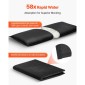 VEVOR Flood Barrier, 10 Pack, 430 x 830 mm Flood bags with Bucket, επαναχρησιμοποιήσιμο υδατοαπορροφητικό φράγμα που ενεργοποιείται από νερό, απόφραξη σακουλών άμμου χωρίς άμμο, σάκοι πρόληψης πλημμύρας για πόρτα, υπόγειο, γκαράζ