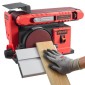 VEVOR 152,4mm Δισκοτριβείο & 101,6mm x 914,4mm, 400W Professional Belt Disc Trinder Combo με ρυθμιζόμενο τραπέζι εργασίας 0 - 45°, Θύρα συλλογής σκόνης για ξυλουργική και χειροτεχνία DIY