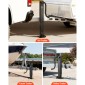 Υποδοχή ρυμουλκούμενου VEVOR Heavy-Duty, χωρητικότητα φόρτωσης 5443 κιλών, Πλαϊνή τετράγωνη γρύλος άμεσης συγκόλλησης τρέιλερ με μανιβέλα χειρολαβής, ρυθμιζόμενο πόδι πτώσης, 674 mm Ταξίδι για ανύψωση RV, Utility, ρυμουλκούμενα γιοτ