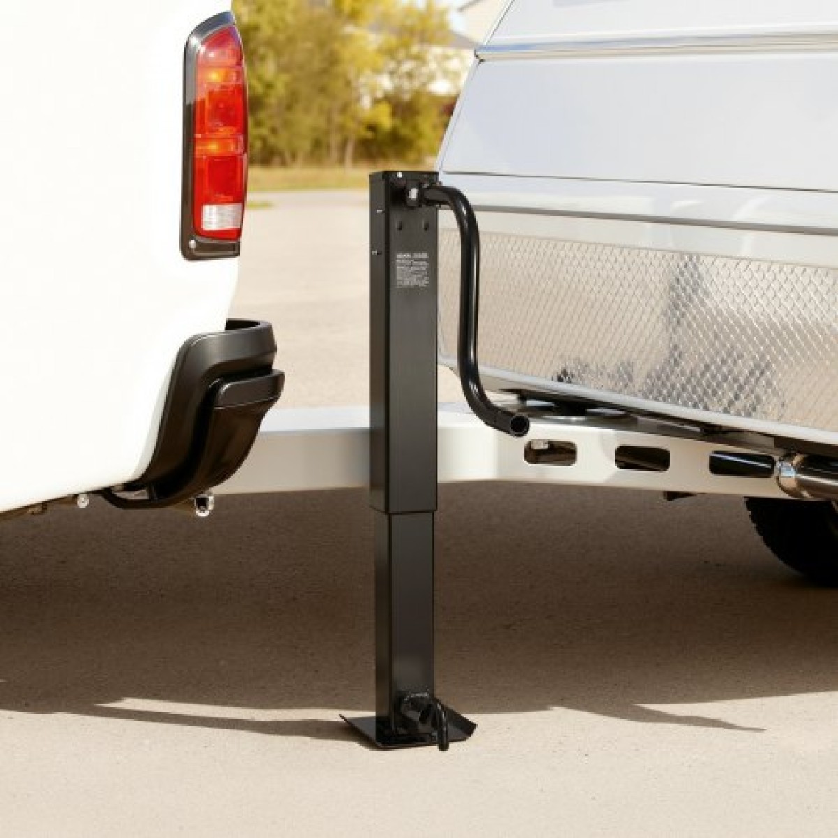Υποδοχή ρυμουλκούμενου VEVOR Heavy-Duty, χωρητικότητα φόρτωσης 5443 κιλών, Πλαϊνή τετράγωνη γρύλος άμεσης συγκόλλησης τρέιλερ με μανιβέλα χειρολαβής, ρυθμιζόμενο πόδι πτώσης, 674 mm Ταξίδι για ανύψωση RV, Utility, ρυμουλκούμενα γιοτ
