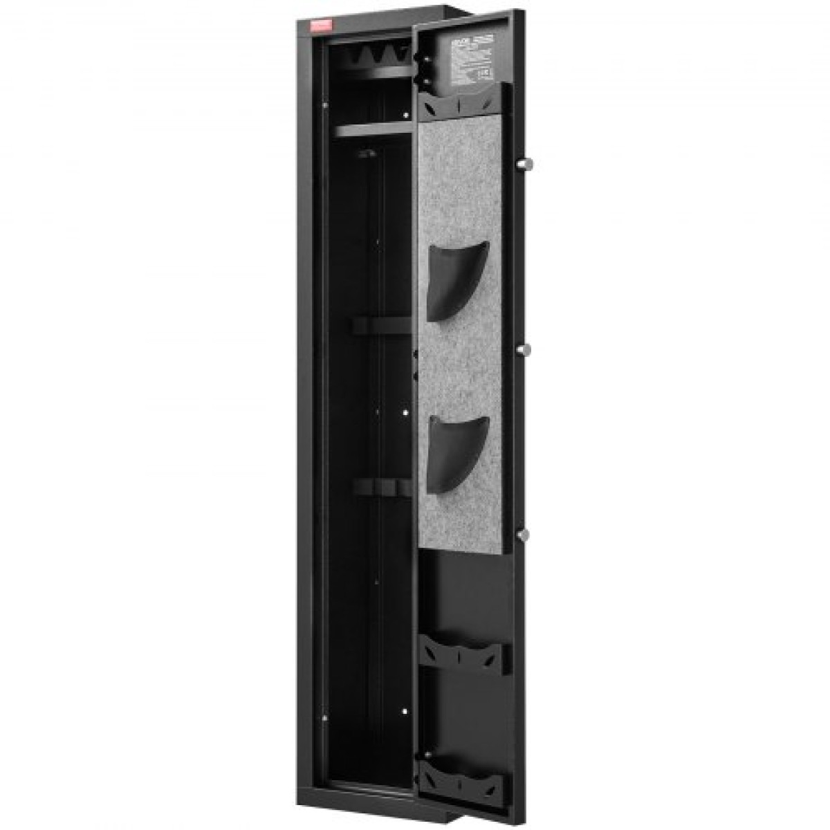 Θήκη τυφεκίων VEVOR Gun Safe, βαρέως τύπου χαλύβδινο ντουλάπι ψυχρής έλασης με δακτυλικό αποτύπωμα & κλειδί, μεγάλο μακρύ ντουλάπι όπλων με γεμιστήρα και LED, ρυθμιζόμενες σχάρες για τουφέκια, πιστόλια, κυνηγετικό όπλο (απαιτείται συναρμολόγηση)