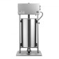 VEVOR Electric Sausage Stuffer, 55 LBS / 25 L Vertical Meat Stuffer, Stepless Speed ​​Control and Foot Pedal, Inox Heavy Duty Γεμιστικό Λουκάνικου με 5 Σωλήνες Γέμισης, για Εμπορική & οικιακή χρήση