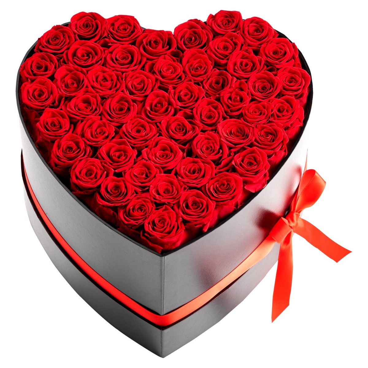 VEVOR Forever Flowers, 50 διατηρημένα τριαντάφυλλα σε κουτί σε σχήμα καρδιάς, Αιώνια λουλούδια Αθάνατο μπουκέτο δώρο γενεθλίων για παράδοση Prime Women Her Wife Mothers, Επέτειος, Ημέρα του Αγίου Βαλεντίνου, Χριστούγεννα, Κόκκινο