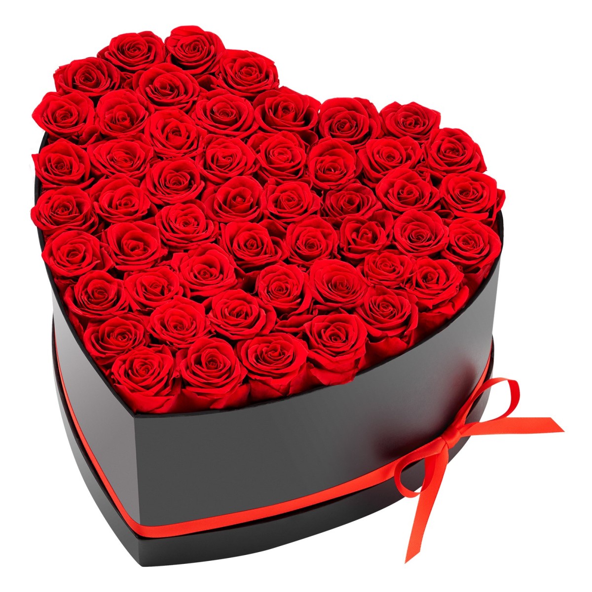 VEVOR Forever Flowers, 50 διατηρημένα τριαντάφυλλα σε κουτί σε σχήμα καρδιάς, Αιώνια λουλούδια Αθάνατο μπουκέτο δώρο γενεθλίων για παράδοση Prime Women Her Wife Mothers, Επέτειος, Ημέρα του Αγίου Βαλεντίνου, Χριστούγεννα, Κόκκινο