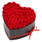 VEVOR Forever Flowers, 50 διατηρημένα τριαντάφυλλα σε κουτί σε σχήμα καρδιάς, Αιώνια λουλούδια Αθάνατο μπουκέτο δώρο γενεθλίων για παράδοση Prime Women Her Wife Mothers, Επέτειος, Ημέρα του Αγίου Βαλεντίνου, Χριστούγεννα, Κόκκινο