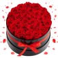 VEVOR Forever Flowers, 27 Conserved Roses in a Box, Eternal Flowers Immortal Bouquet Δώρο γενεθλίων για παράδοση Prime Women Her Wife Mothers, Επέτειος, Ημέρα του Αγίου Βαλεντίνου, Χριστούγεννα, Κόκκινο