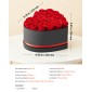 VEVOR Forever Flowers, 27 διατηρημένα τριαντάφυλλα σε κουτί σε σχήμα καρδιάς, Αιώνια λουλούδια Αθάνατο μπουκέτο Δώρο γενεθλίων για παράδοση Prime Women Her Wife Mothers, Επέτειος, Ημέρα του Αγίου Βαλεντίνου, Χριστούγεννα, Κόκκινο