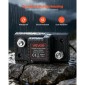 VEVOR Dual Battery Isolator Kit, 12V 80 Amp 13,3 mm² (6 AWG), χειροκίνητο και αυτόματο VSR Voltage Sensitive Relay με βολτόμετρο, οθόνη LCD, Smart Battery Isolator, Συμβατό με μπαταρίες μολύβδου-οξέος, για UTV, ATV
