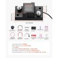 VEVOR Dual Battery Isolator Kit, 12V 80 Amp 13,3 mm² (6 AWG), χειροκίνητο και αυτόματο VSR Voltage Sensitive Relay με βολτόμετρο, οθόνη LCD, Smart Battery Isolator, Συμβατό με μπαταρίες μολύβδου-οξέος, για UTV, ATV