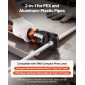 VEVOR Cordless Pipe Tool Kit, 18V Electric Pipe Crimping Tool for PEX & Aluminium-Plastic Tubes - με σιαγόνες TH16 TH20 TH26 TH32, 2 τμχ Μπαταρίες 2AH, Γρήγορος φορτιστής & θήκη μεταφοράς