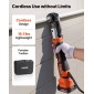 VEVOR Cordless Pipe Tool Kit, 18V Electric Pipe Crimping Tool for PEX & Aluminium-Plastic Tubes - με σιαγόνες TH16 TH20 TH26 TH32, 2 τμχ Μπαταρίες 2AH, Γρήγορος φορτιστής & θήκη μεταφοράς