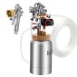 VEVOR Pot Pressure Paint Bot, 2 L Pressure Pot Paint Sprayer, φ1,8mm + φ3mm Δύο πιστόλια ψεκασμού Κεντρικό πιστόλι ψεκασμού με δύο σωλήνες 3 m για έπιπλα, αυτοκίνητο, 3 ρυθμιζόμενα χειριστήρια