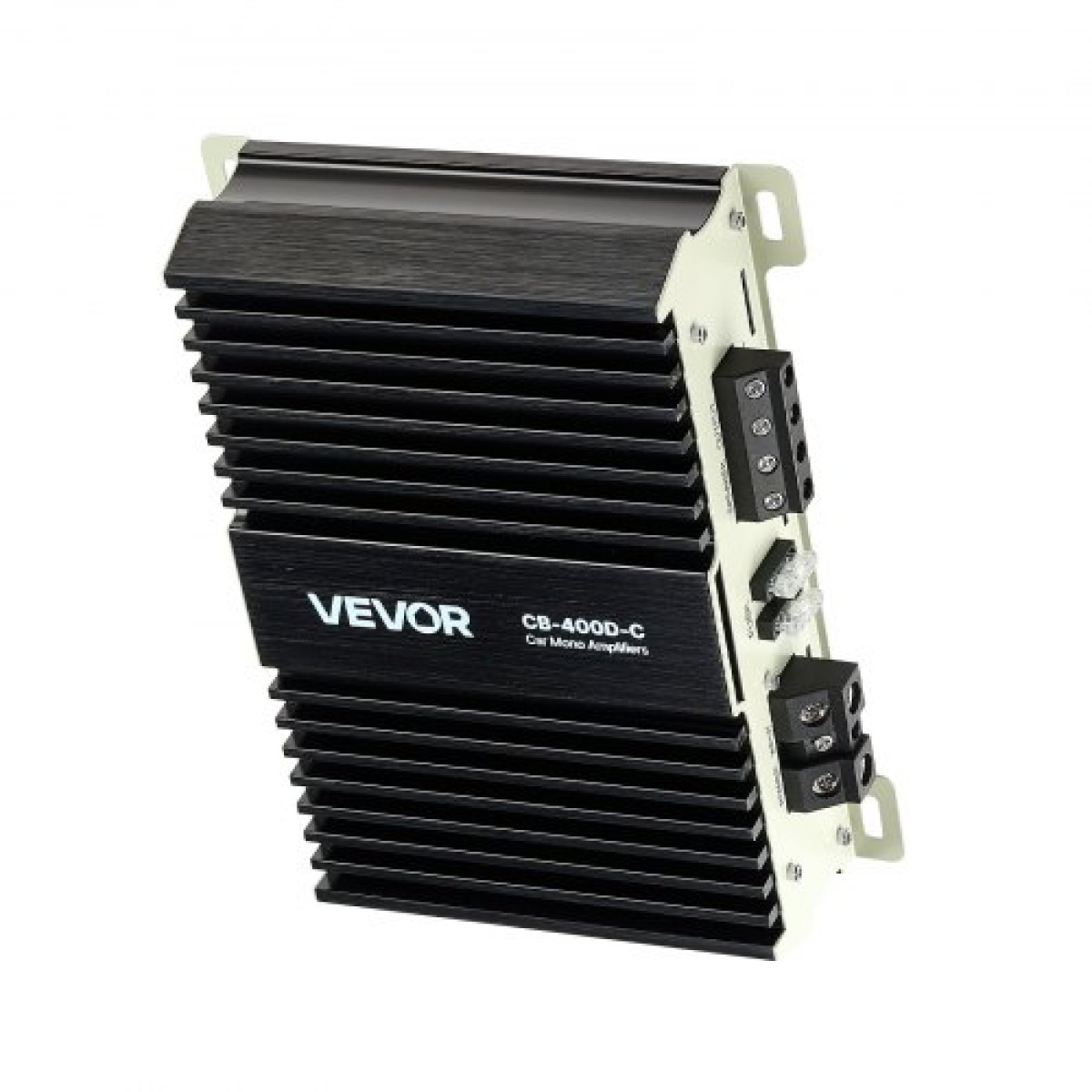 Ενισχυτής αυτοκινήτου VEVOR Monoblock, 400W RMS MAX, 1/2/4 Ohm Stable, Ενισχυτής ήχου αυτοκινήτου κατηγορίας D 1 καναλιού με απομακρυσμένο έλεγχο επιπέδου υπογούφερ, φίλτρο χαμηλής διέλευσης, ενίσχυση μπάσων & μετατόπιση φάσης, ελεγκτής έντασης ήχου