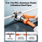 VEVOR Hydraulic Pipe Crimping Tool, Multi-Functional Tube Fittings Crimper with TH16 TH20 TH26 TH32 Jaws for PEX & Aluminium-Plastic Pipes και V12 V15 V18 V22 V28 Jaws for Inox
