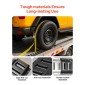 VEVOR E-Track Tie-Down Rail Kit, 4 Pack 2,3 m E Rails Track, 26 Pcs Περιλαμβάνει 2 Ratchet Straps & 8 O-Rings & 8 Tie-Offs with D-Ring & 8 End Caps, Fit for Garage Vans Trailers Motorcycles