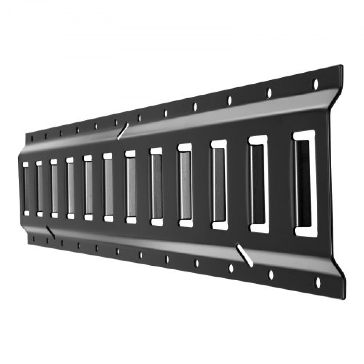 VEVOR E-Track Tie-Down Rail Kit, 4 Pack 0,6 m E Rails Track, 20 τμχ Περιλαμβάνει 2 ιμάντες καστάνιας & 4 O-Ring & 4 Tie-Off με D-Ring & 2 μονές αυλακώσεις & 8 τελικά καπάκια, Fit for Garages Vans Trailers