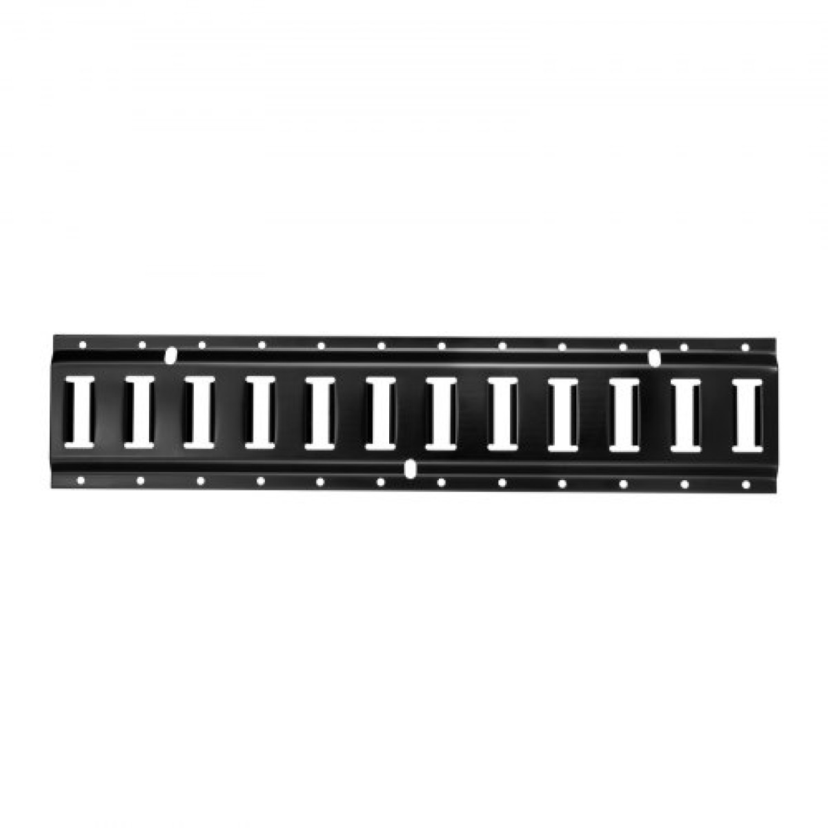 VEVOR E-Track Tie-Down Rail Kit, 4 Pack 0,6 m E Rails Track, 20 τμχ Περιλαμβάνει 2 ιμάντες καστάνιας & 4 O-Ring & 4 Tie-Off με D-Ring & 2 μονές αυλακώσεις & 8 τελικά καπάκια, Fit for Garages Vans Trailers