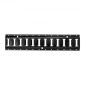 VEVOR E-Track Tie-Down Rail Kit, 4 Pack 0,6 m E Rails Track, 20 τμχ Περιλαμβάνει 2 ιμάντες καστάνιας & 4 O-Ring & 4 Tie-Off με D-Ring & 2 μονές αυλακώσεις & 8 τελικά καπάκια, Fit for Garages Vans Trailers