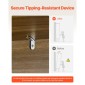 VEVOR 6 Συρταριέρα Rattan Dresser, Διπλό συρταριέρα για Υπνοδωμάτιο, Natural Rattan Συρταριέρα με Μεταλλική λαβή, Μοντέρνα Ξύλινη Συρταριέρα ρούχων & Αποθήκη για Υπνοδωμάτιο, Σαλόνι, Διάδρομος, Καρυδιά