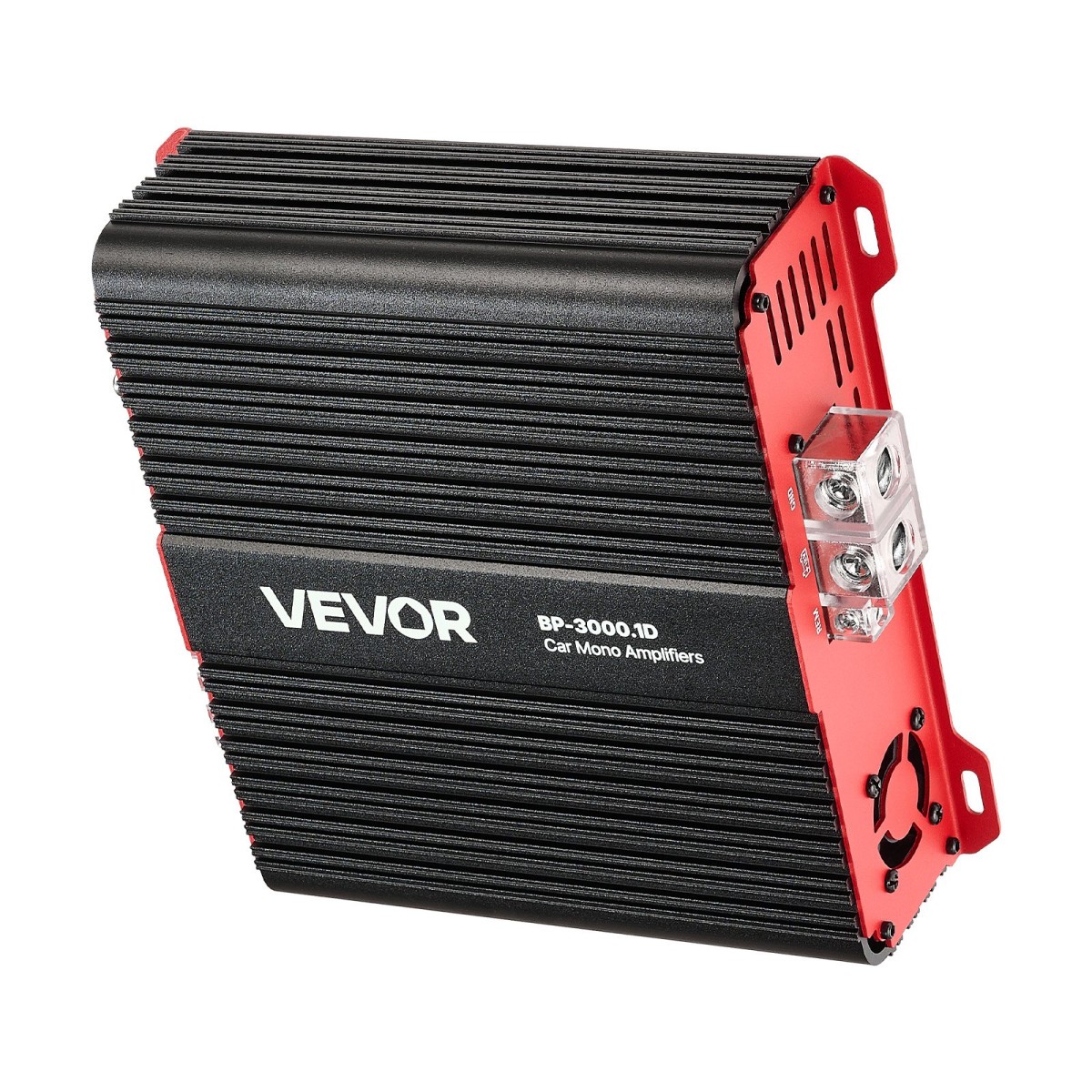 Ενισχυτής αυτοκινήτου VEVOR Monoblock, 3000W RMS MAX, 1/2/4 Ohm Stable, Ενισχυτής ήχου αυτοκινήτου κατηγορίας D 1 καναλιού με απομακρυσμένο έλεγχο στάθμης υπογούφερ, φίλτρο χαμηλής διέλευσης και ενίσχυση μπάσων, περιλαμβάνεται ελεγκτής έντασης ήχου