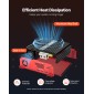 Ενισχυτής αυτοκινήτου VEVOR Monoblock, 3000W RMS MAX, 1/2/4 Ohm Stable, Ενισχυτής ήχου αυτοκινήτου κατηγορίας D 1 καναλιού με απομακρυσμένο έλεγχο στάθμης υπογούφερ, φίλτρο χαμηλής διέλευσης και ενίσχυση μπάσων, περιλαμβάνεται ελεγκτής έντασης ήχου